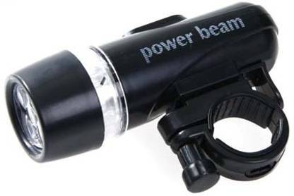 Singtronics 4AAA Flashing Power Safety 5 LED Bike front/rear Light 150hrs Bicycle Handle Grip