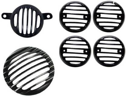 AutoSwag ASW6PCSBRILL-01 Bike Headlight Grill