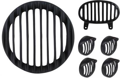 Bikers World 2802 HeadLight Tail Light Indicator Grill Headlight Frame Support