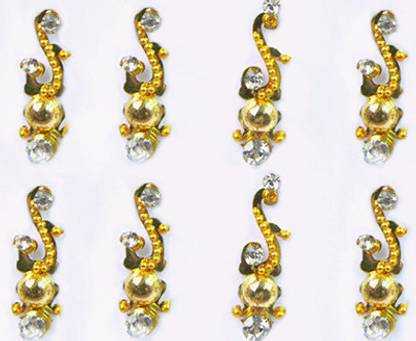 Fusion Jewels Forehead Bindi Gold Bindis