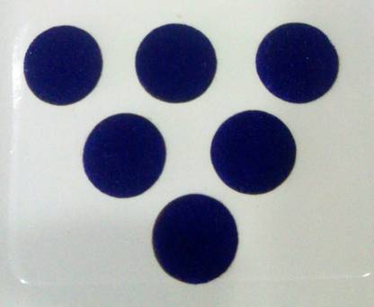 Parampara Blue Round Forehead Blue Bindis