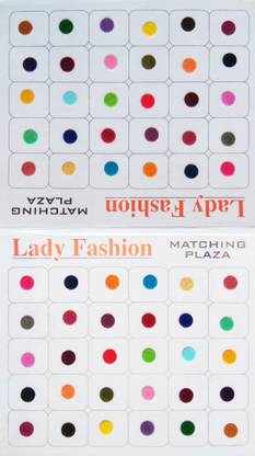 Lady FASHION Matching Plaza 2510201601 Forehead Multicolor Bindis