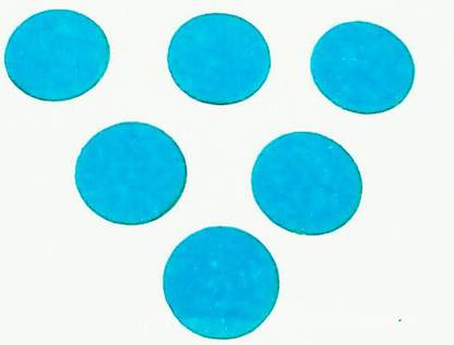 Parampara Sky Round Forehead Blue Bindis