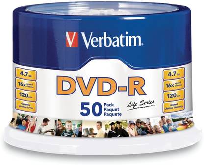 Verbatim DVD Recordable Spindle 4.7