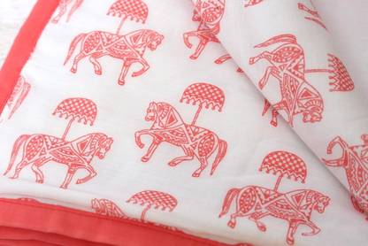 Tura Turi Motifs Crib Blanket for  Mild Winter