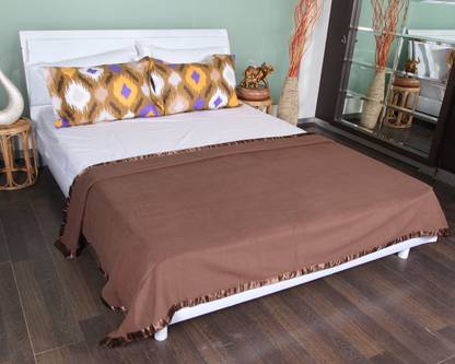 Bombay Dyeing Solid Single Top Sheet for  AC Room