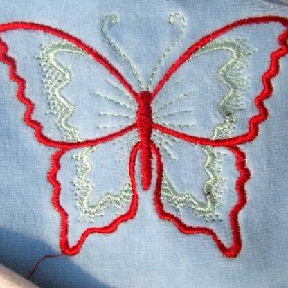 Quick Dry Baby Sky Blue Butterfly Wrapper