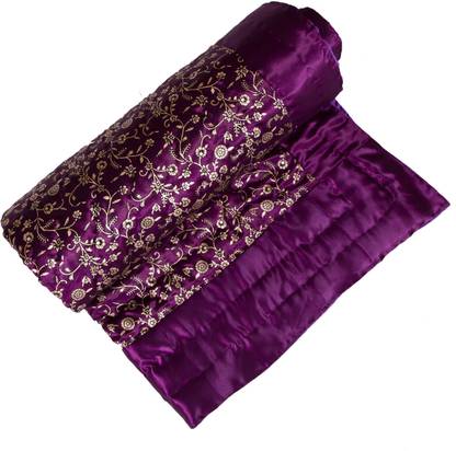 Smile2u Retailers Floral Single Comforter for  Mild Winter
