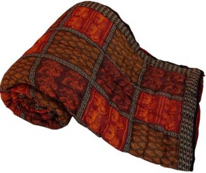 Bajya Geometric Double Comforter for  Mild Winter