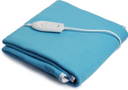 Expressions Solid Single Electric Blanket for  Mild Winter
