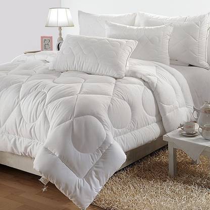 Bianca Solid Double Comforter for  Heavy Winter