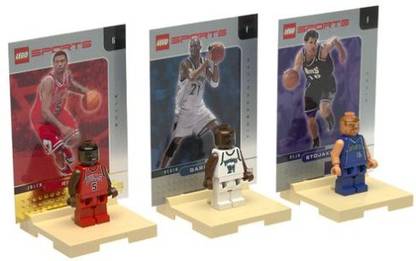LEGO NBA Collector Jalen Rose, Predrag Stojakovic, Kevin Garnett (10 Pcs)