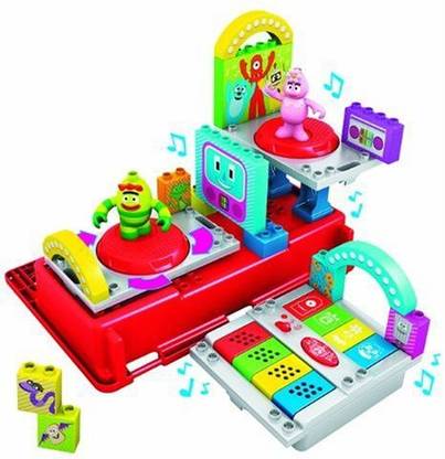 Yo Gabba Gabba Large Playset Asst Dj Lance Boombox Mega Bloks