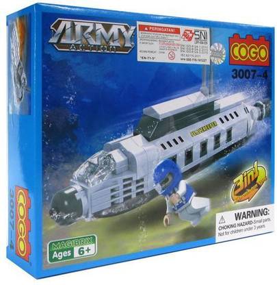 ToysBuggy Cogo Army Action Block Set - 3007-4