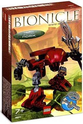 LEGO Bionicle Rahaga Mini Set 4877 Norik (Red)