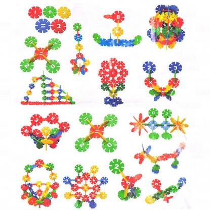 ShopMeFast Creative Plastic Snow Flower Building Blocks DIY Toys For Kids