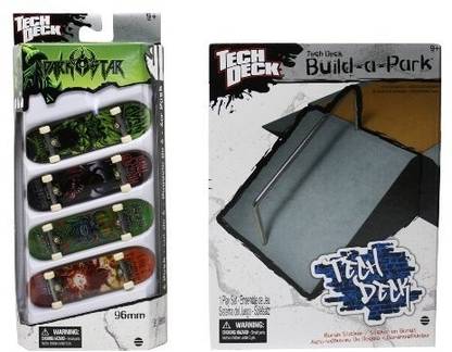 SPIN MASTER Tech Deck Build a Park Ramp with Dark Star Board Pack