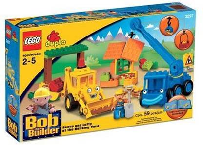 LEGO Duplo Bob The Builder Scoop And Lofty At The Building Yard