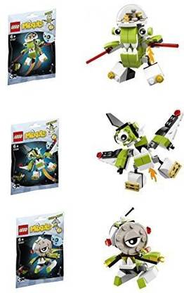 Lego Mixels Series 4 Bundle Set of Orbitons, Rokit (41527), Niksput (41528), Nurp-Naut (41529)