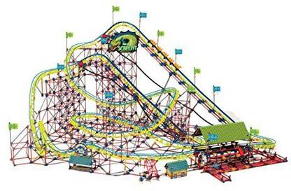 Knex Thrill Rides Son Of Serpent Coaster