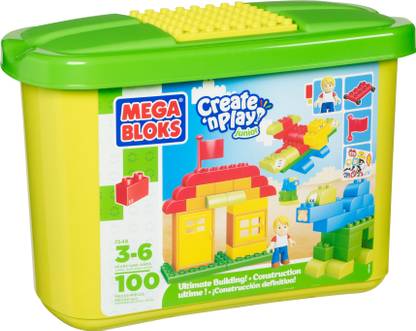 Mega Bloks Create 'n Play Junior - Ultimate Building Construction (100 Pcs)