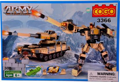 mera TOY SHOP Robot Construction Set -308 Pcs