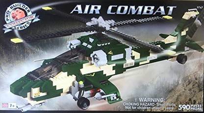Mega Bloks Pro Builder Air Combat9747590 Pieceshelicopter