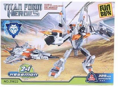 Fun Blox 2 in 1 Titan Form Heroes -329 Pieces