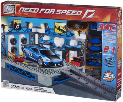 Mega Bloks Need For Speed McLaren MP4-12C – Baubares Rennauto-Set, 1:38 Maßstab