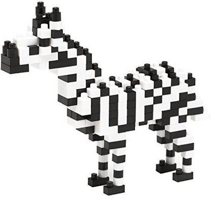 Kawada NBC-105 Kawada Nano Block Zebra (NBC-105) Building Kit