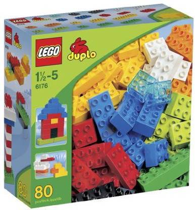 LEGO 6176 DUPLO Basic Bricks Deluxe (80 Pcs.)