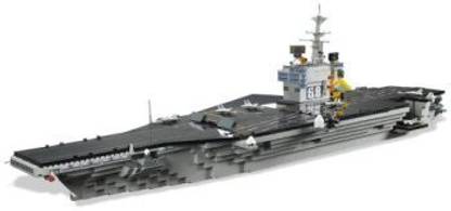 Unknown Mega Bloks Probuilder Uss Nimitz Aircraft Carrier
