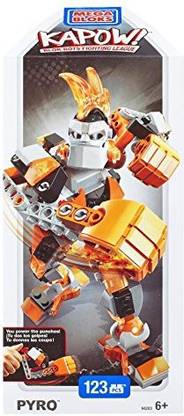 Mega Bloks Kapow Pyro Buildable Robot Warrior