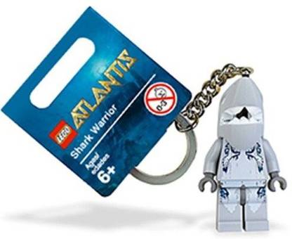 LEGO Exclusive Atlantis Shark Warrior 852774 Key Chain New