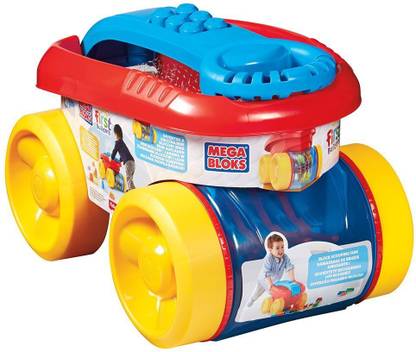Mega Bloks Builders Block Scooping Wagon