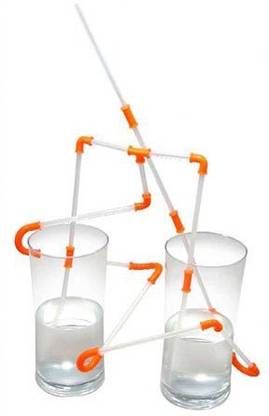 NuOp Design Orange Strawz Connectable Build Your Own Straws