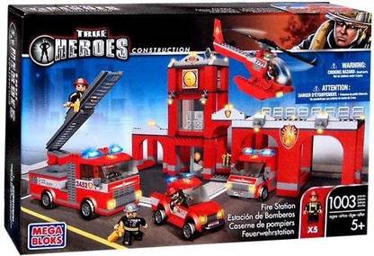 True Heroes Mega Bloks Set Fire Station