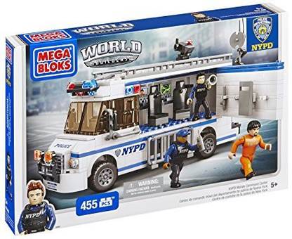 Mega Bloks World Builders Nypd Mobile Command Center