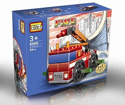 RYTECK-INOVATIVE Fire Truck Nanos 55Pcs Fallow The Instructions 2In1