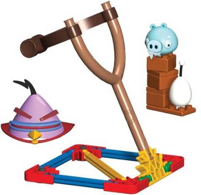 Knex Angry Birds Lazer Bird Versus Frozen Pig Building Set