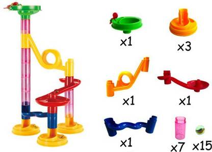 Little Grin Marble Runs Building Construction Blocks Set Educational Toy Gift 29pcs