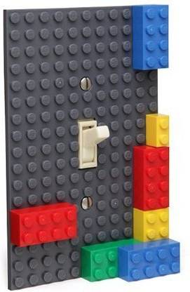 ThinkGeek Buildon Brick Light Switch Plate And Similar (Set