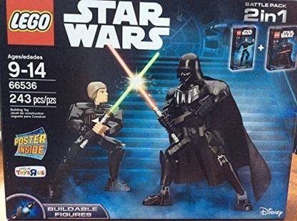 LEGO 66536 Buildable Darth Vader And Luke Skywalker Combo Pack