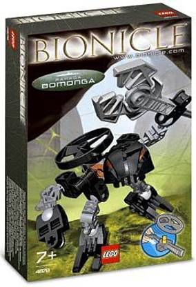 LEGO Bionicle Rahaga Mini Set 4878 Bomonga (Black)