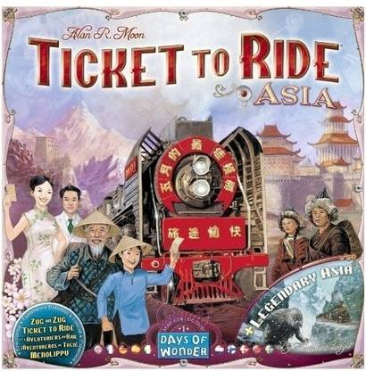 Days Of Wonder Ticket To Ride Asia Strategy & War Board Game