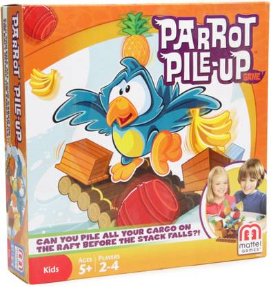 mattel GAMES Parrot Pile-up Party & Fun Board Game