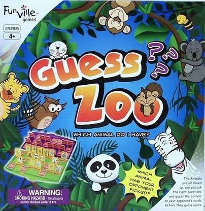 Frank Guess Zoo Strategy & War Board Game