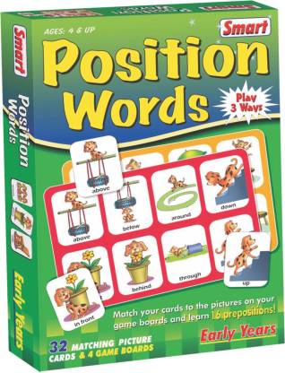 SMART Smart Position Words Educational Board Games Board Game