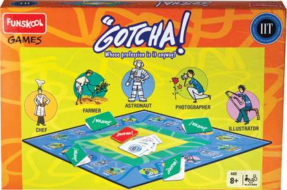 FUNSKOOL Gotcha! Whose Profession Is It Anyway Party & Fun Board Game