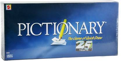 mattel GAMES Pictionary the Game of Quick Draw Educational Board Games